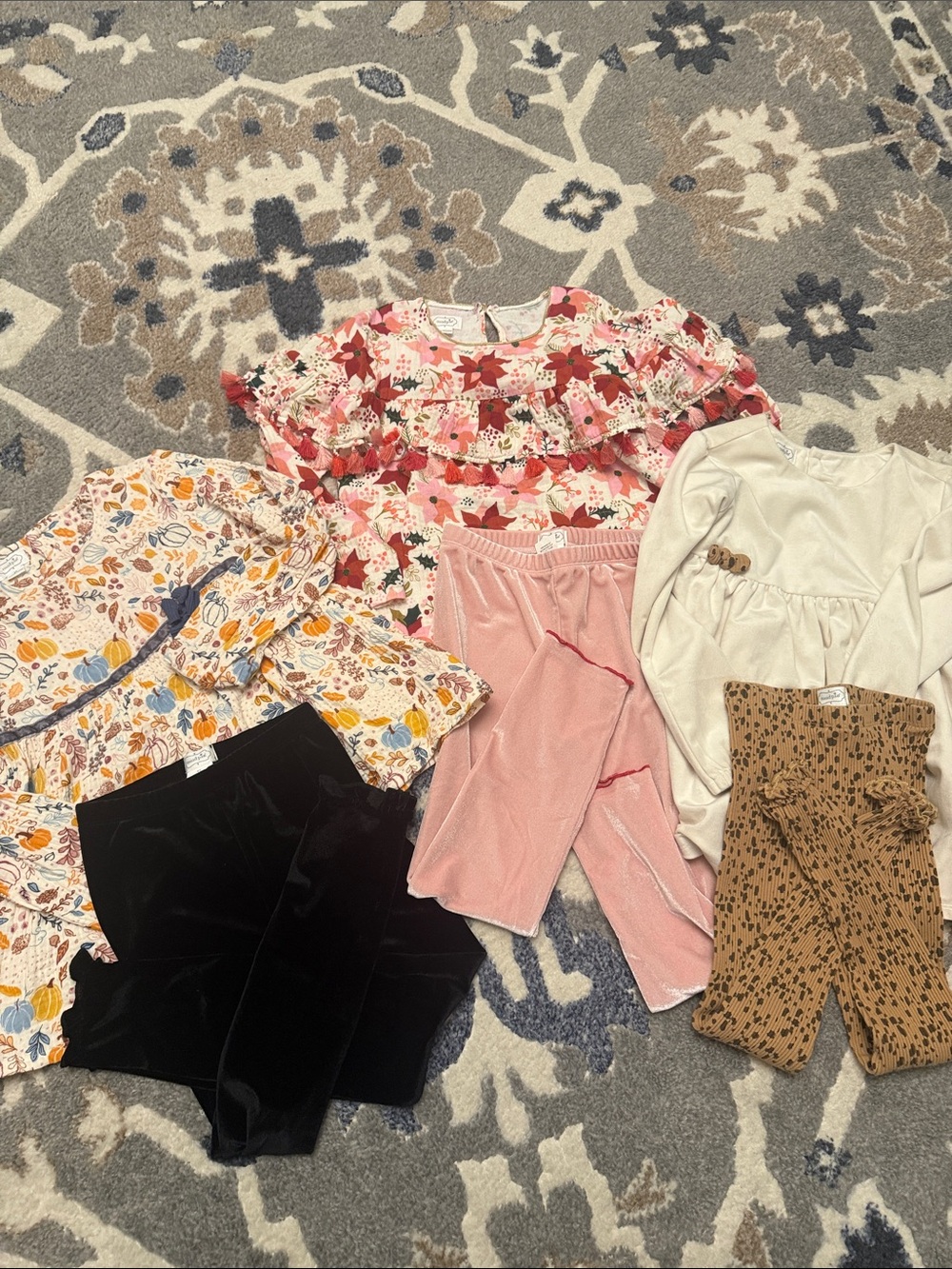 Three Sets of Mud Pie Girls Clothing Size 5T